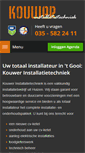 Mobile Screenshot of kouwer-installatietechniek.nl