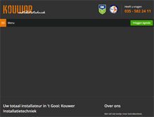Tablet Screenshot of kouwer-installatietechniek.nl